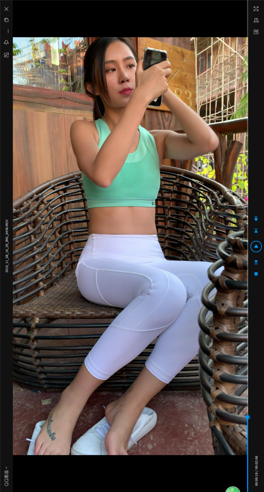 图片[2]-白色瑜伽裤-图满多