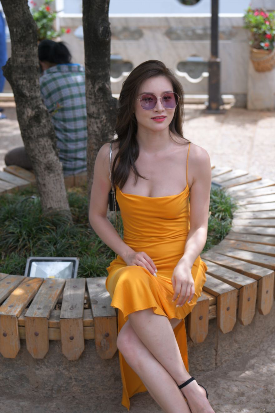 图片[6]-黄色包臀长裙-图满多