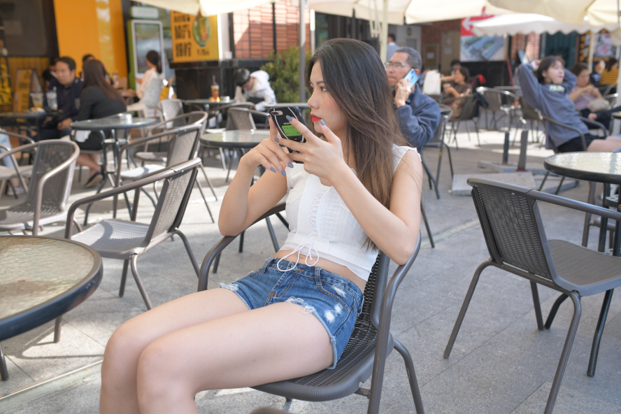 图片[5]-牛仔热裤露脐装(套图+视频)-图满多