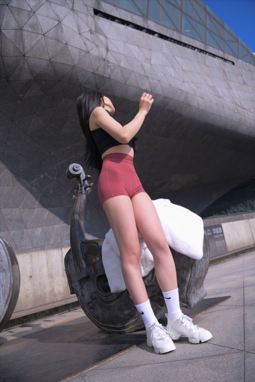 图片[3]-红色热裤(套图+视频)-图满多