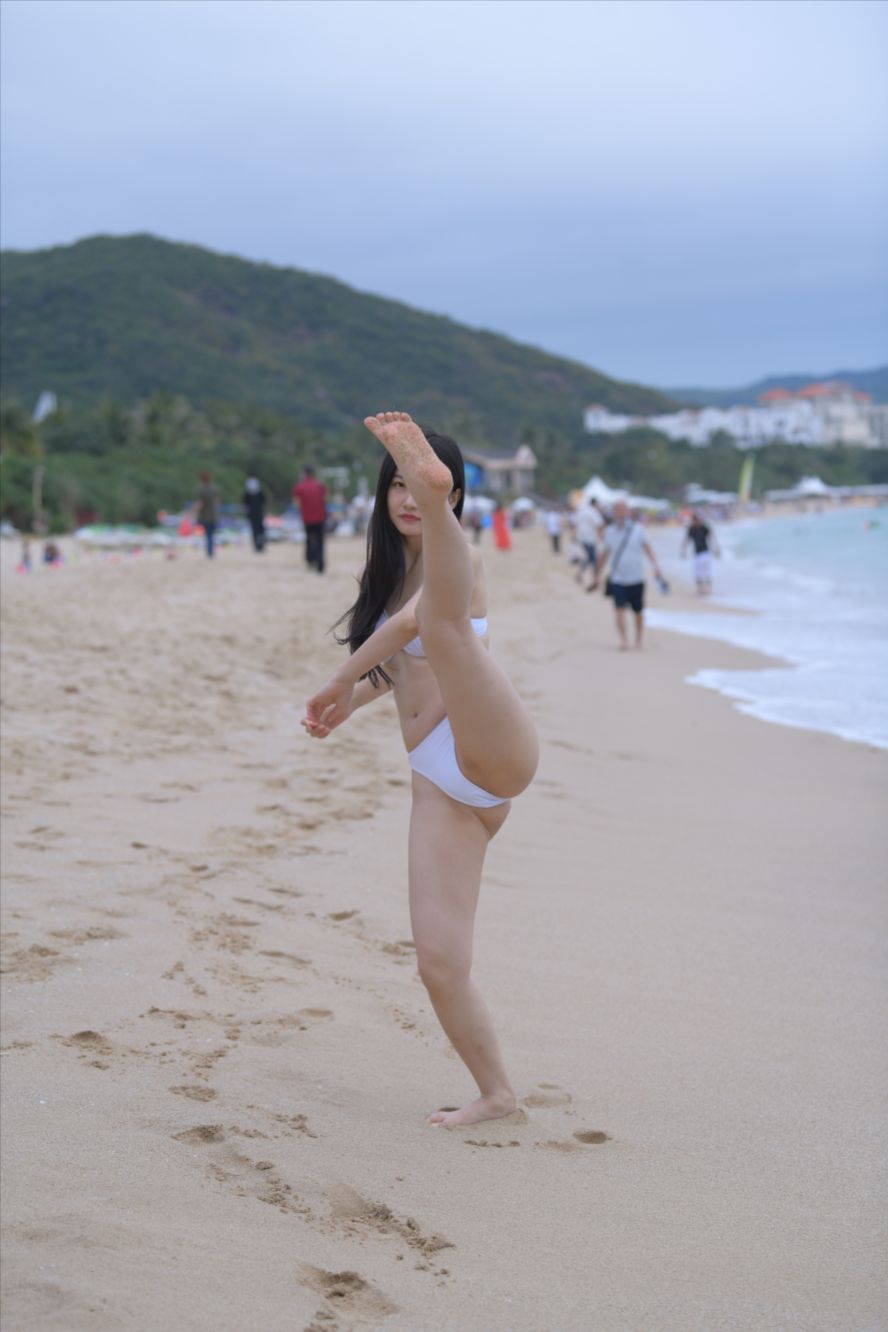 图片[3]-白色比基尼泳装(套图+视频)-图满多
