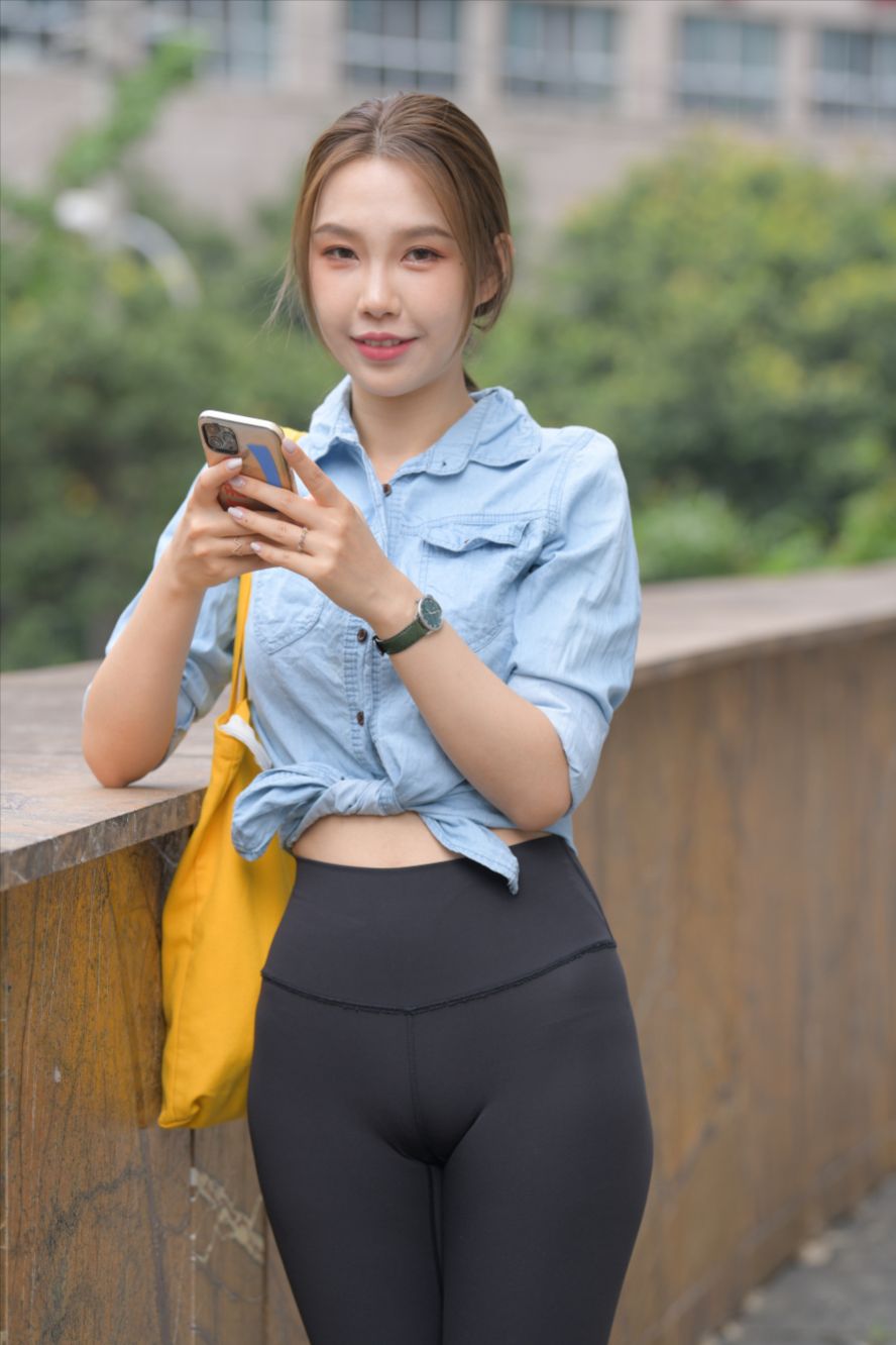 图片[9]-黑色瑜伽裤紧身裤(套图+视频)-图满多