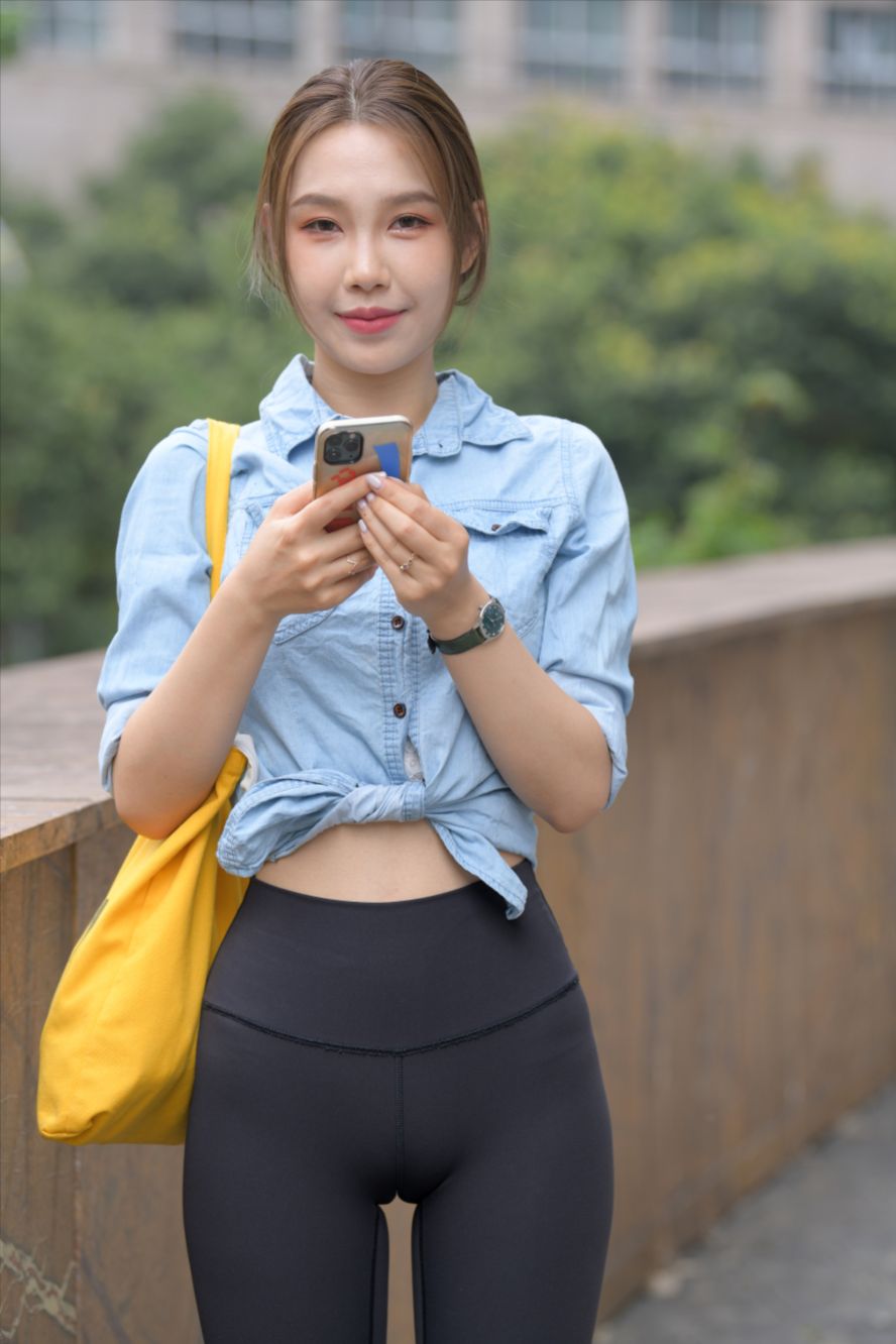 图片[8]-黑色瑜伽裤紧身裤(套图+视频)-图满多