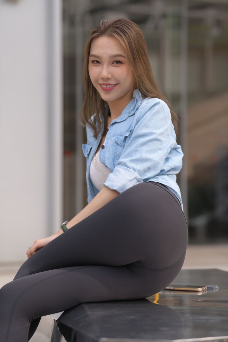 图片[3]-黑色瑜伽裤紧身裤(套图+视频)-图满多