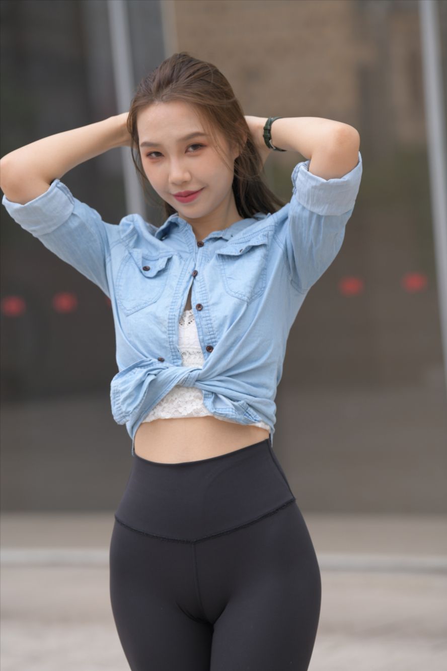 图片[4]-黑色瑜伽裤紧身裤(套图+视频)-图满多