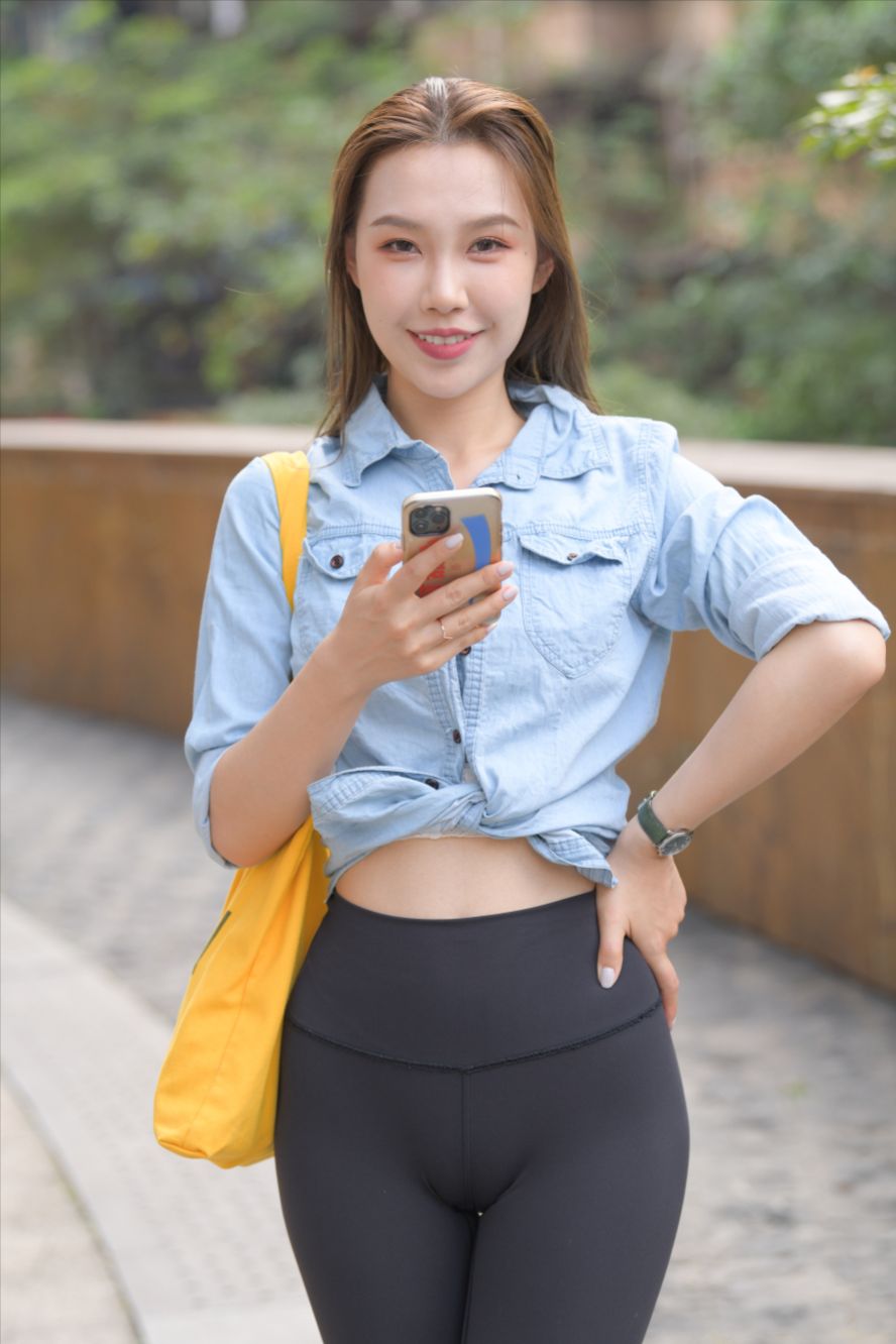 图片[7]-黑色瑜伽裤紧身裤(套图+视频)-图满多