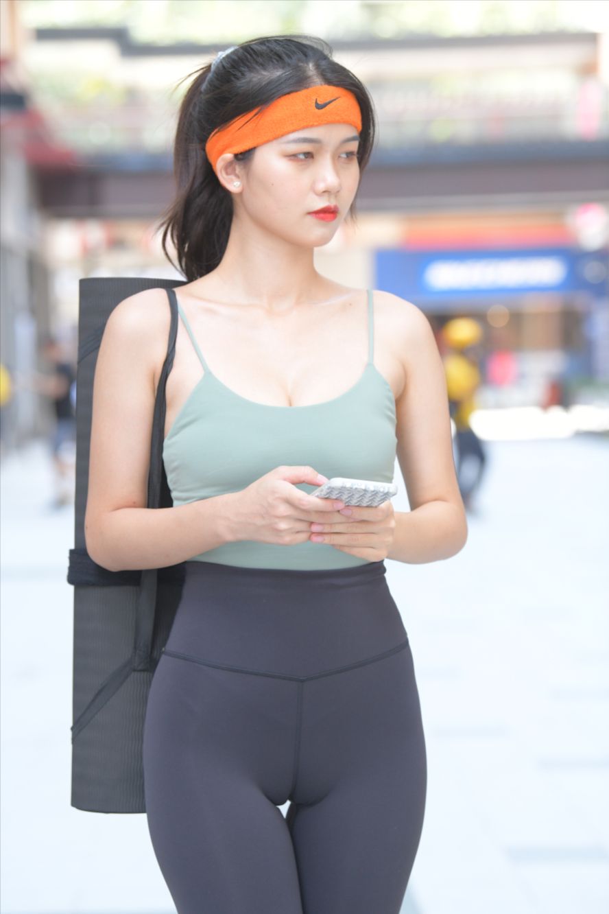 图片[3]-黑色瑜伽裤女孩(套图+视频)-图满多