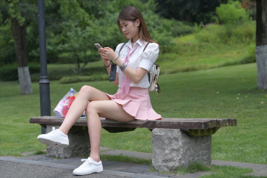 图片[2]-粉色短裙(套图+视频)-图满多