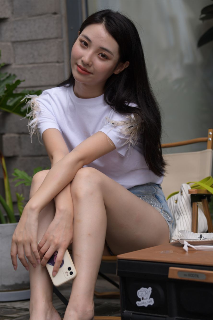 图片[6]-蓝色牛仔热裤(套图+视频)-图满多