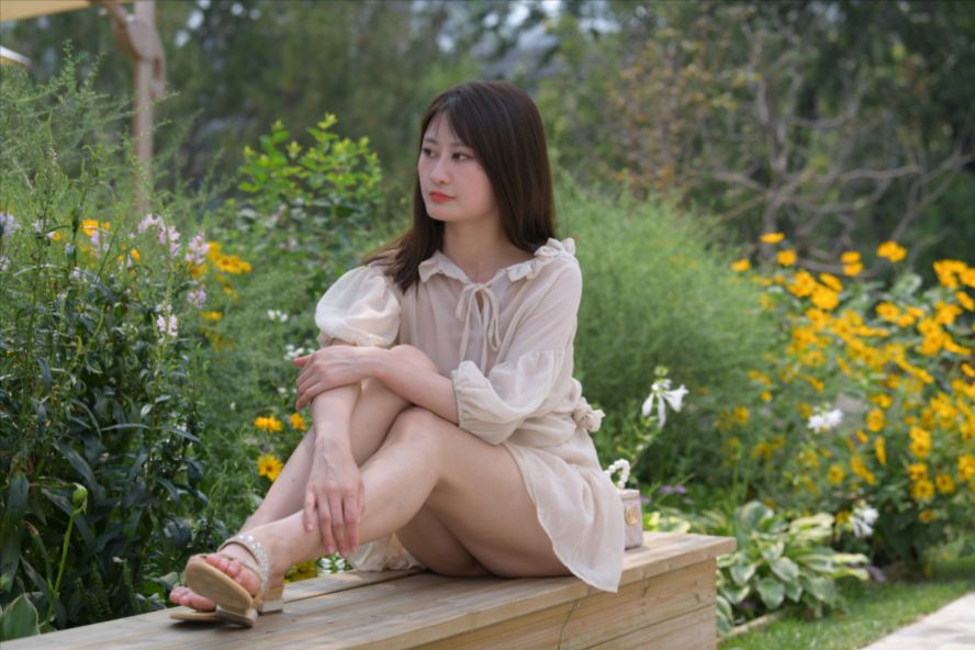 图片[7]-褐色纱裙美女-图满多