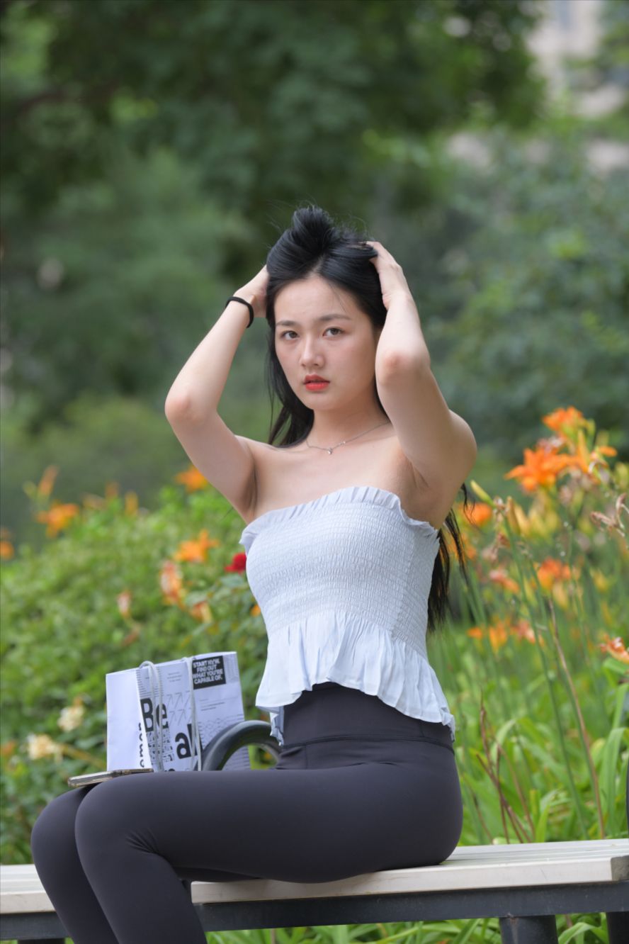 图片[7]-黑色瑜伽裤(套图+视频)-图满多