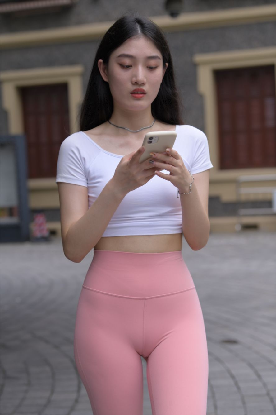 图片[6]-抹茶加冰-粉色紧身裤(套图+视频)-图满多