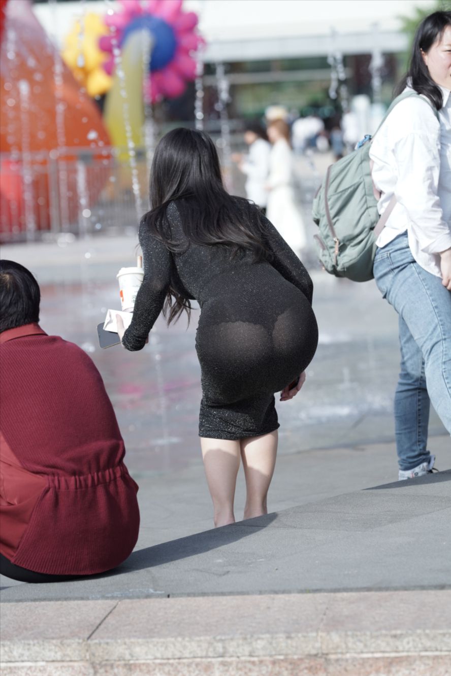 图片[10]-黑色包臀裙美女(套图+视频)-图满多