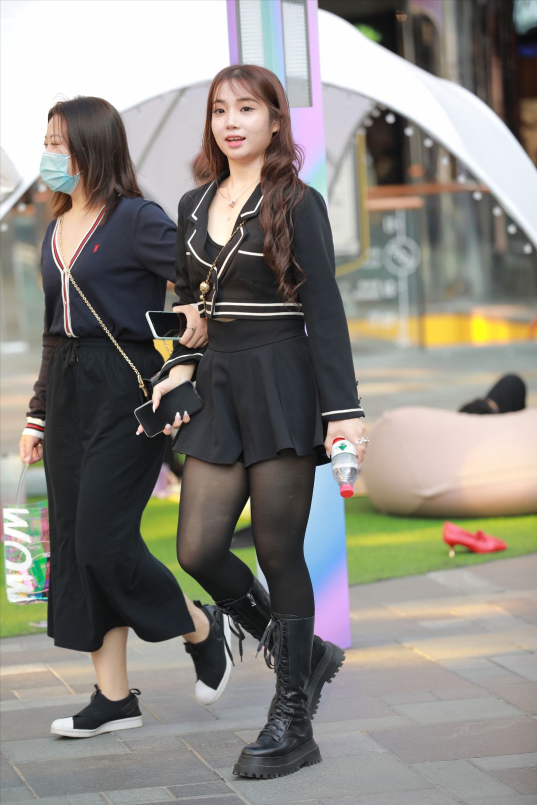 黑丝长靴小姐姐(套图+视频)-图满多