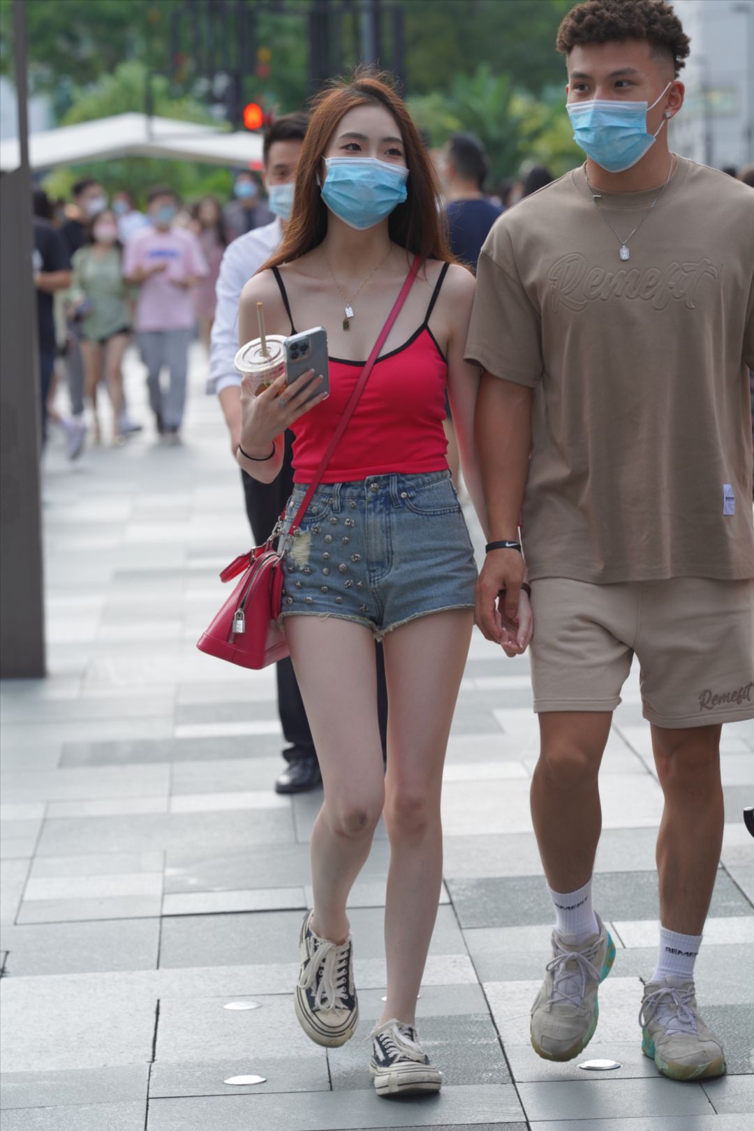 图片[4]-牛仔热裤美眉-图满多