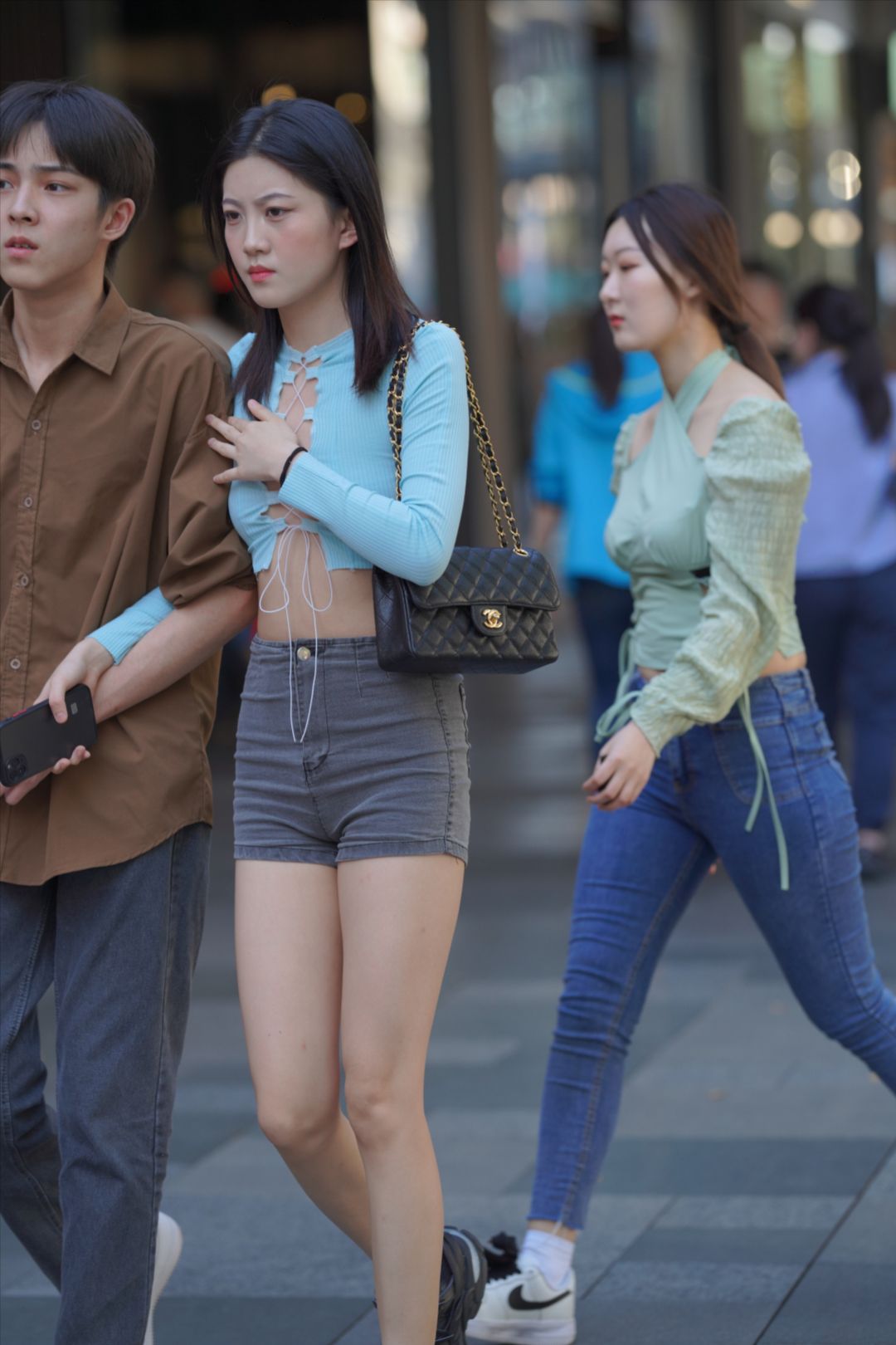 图片[7]-牛仔热裤大长腿-图满多