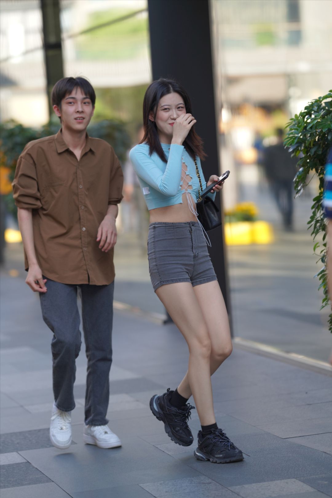 图片[4]-牛仔热裤大长腿-图满多