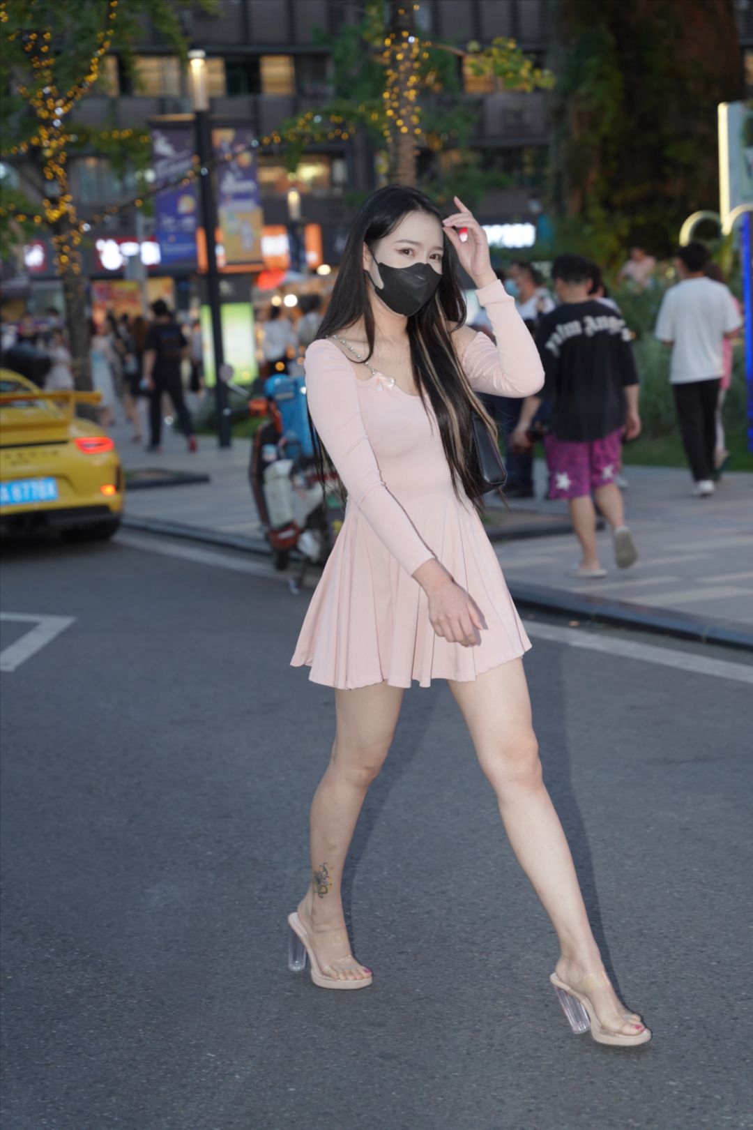 图片[2]-粉裙美眉-图满多