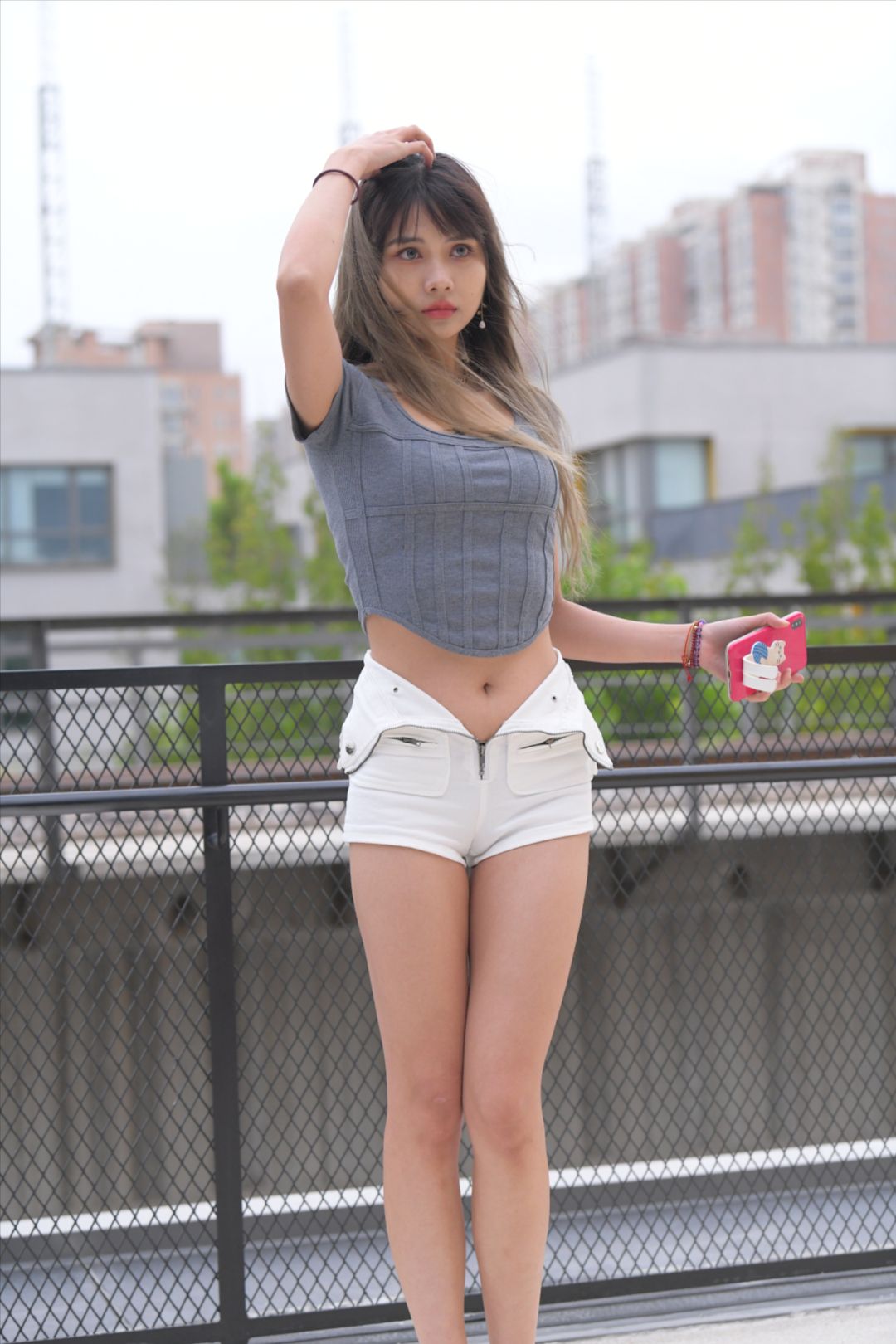 图片[7]-[一始专区] 白色热裤长腿女孩(套图+视频)-图满多