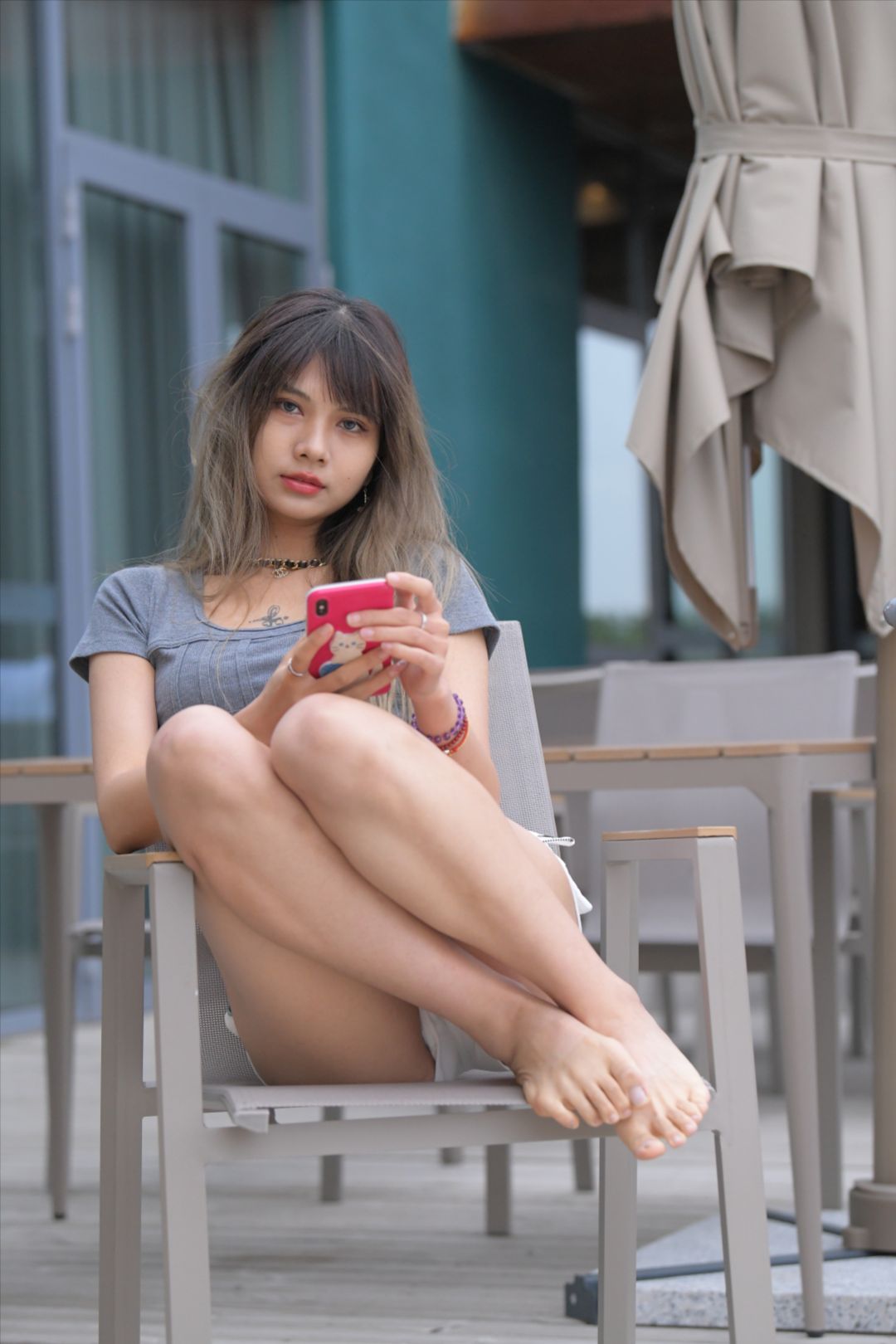 图片[9]-[一始专区] 白色热裤长腿女孩(套图+视频)-图满多