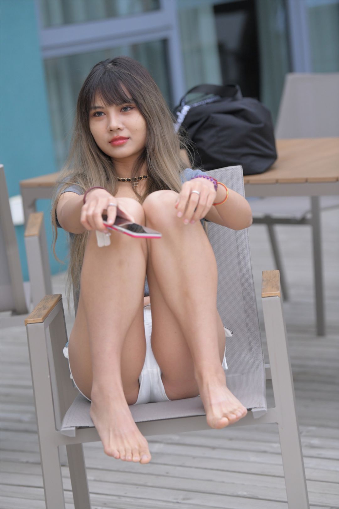 图片[10]-[一始专区] 白色热裤长腿女孩(套图+视频)-图满多