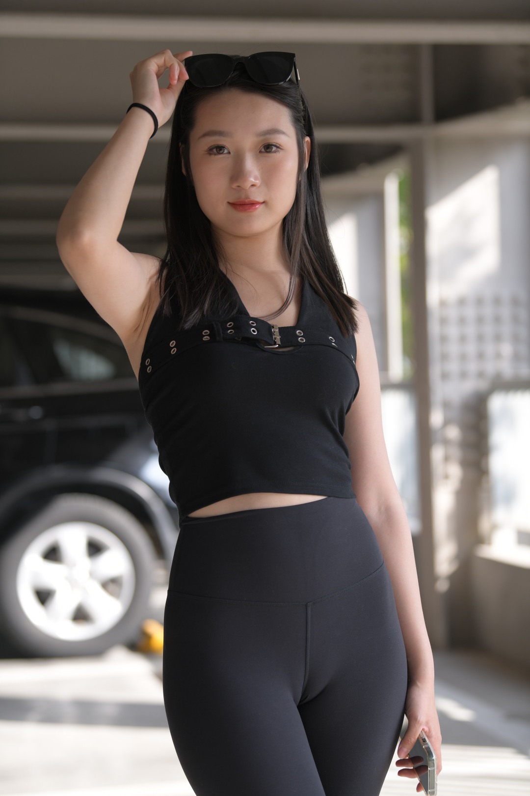 图片[3]-黑色瑜伽裤美女(套图+视频)[增补视频]-图满多