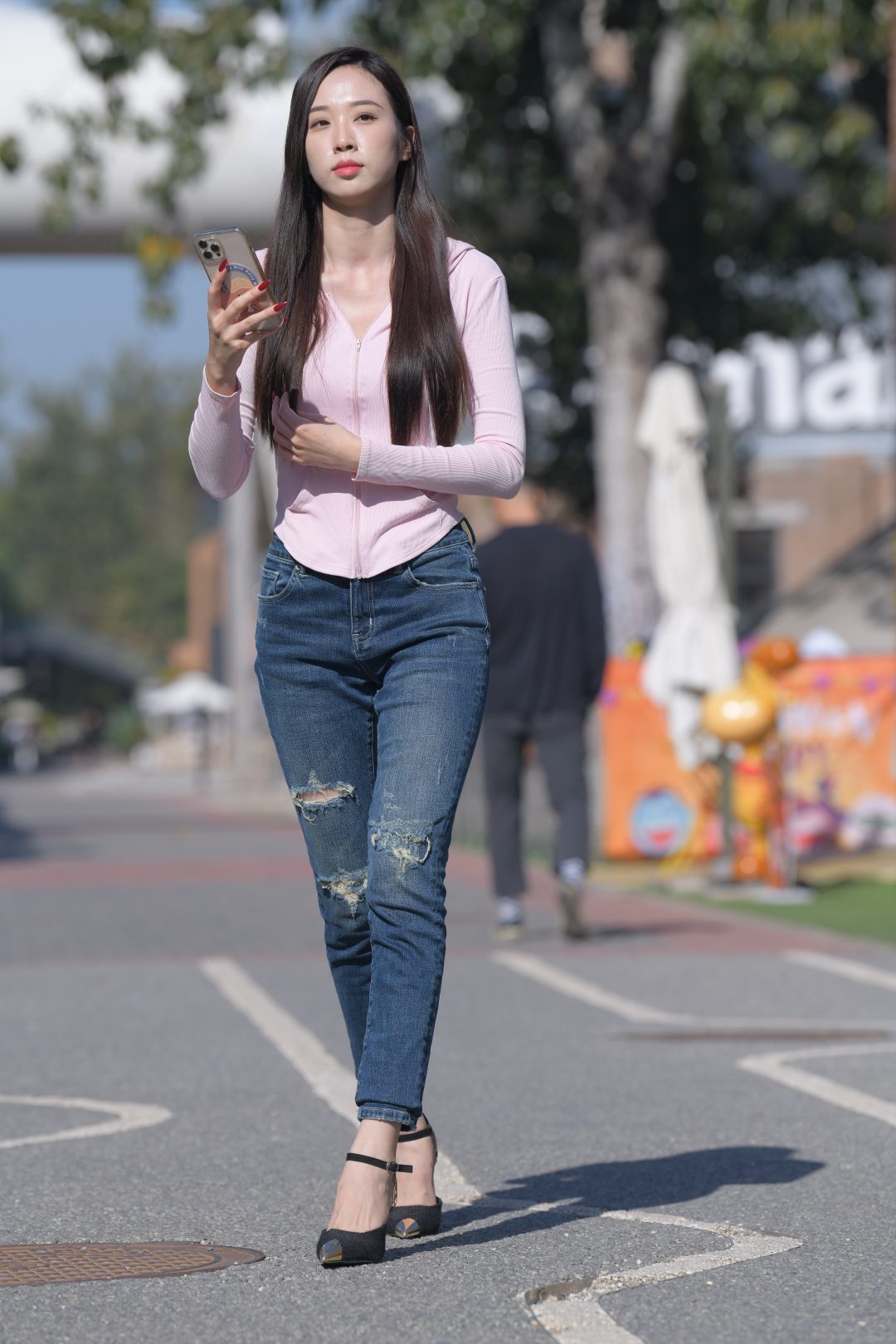 图片[2]-牛仔裤美女(套图+视频)[增补视频]-图满多