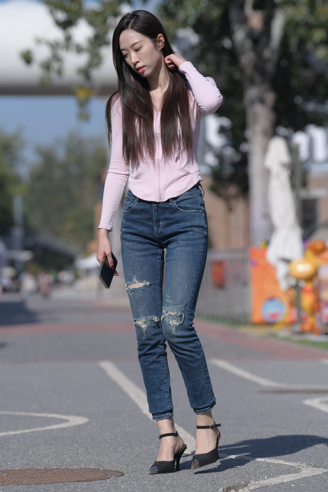 牛仔裤美女(套图+视频)-图满多