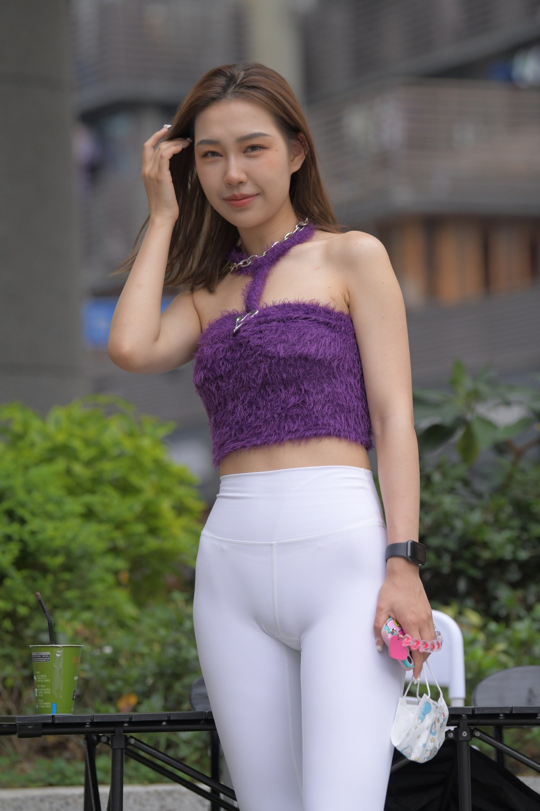 一始街拍作品 泰国混血美女(套图+视频)-图满多