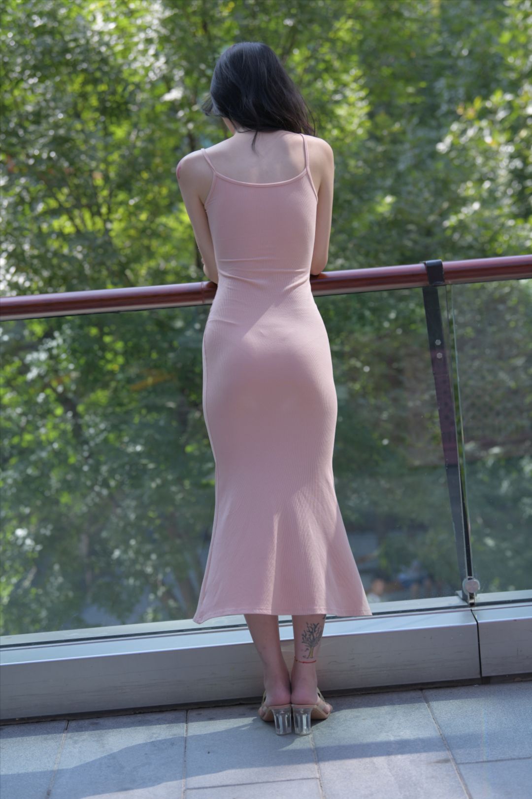 图片[7]-粉色长裙美女-图满多