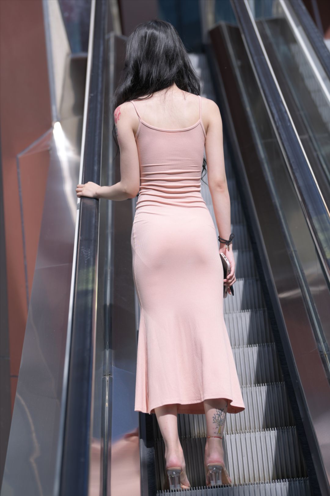 图片[10]-粉色长裙美女-图满多