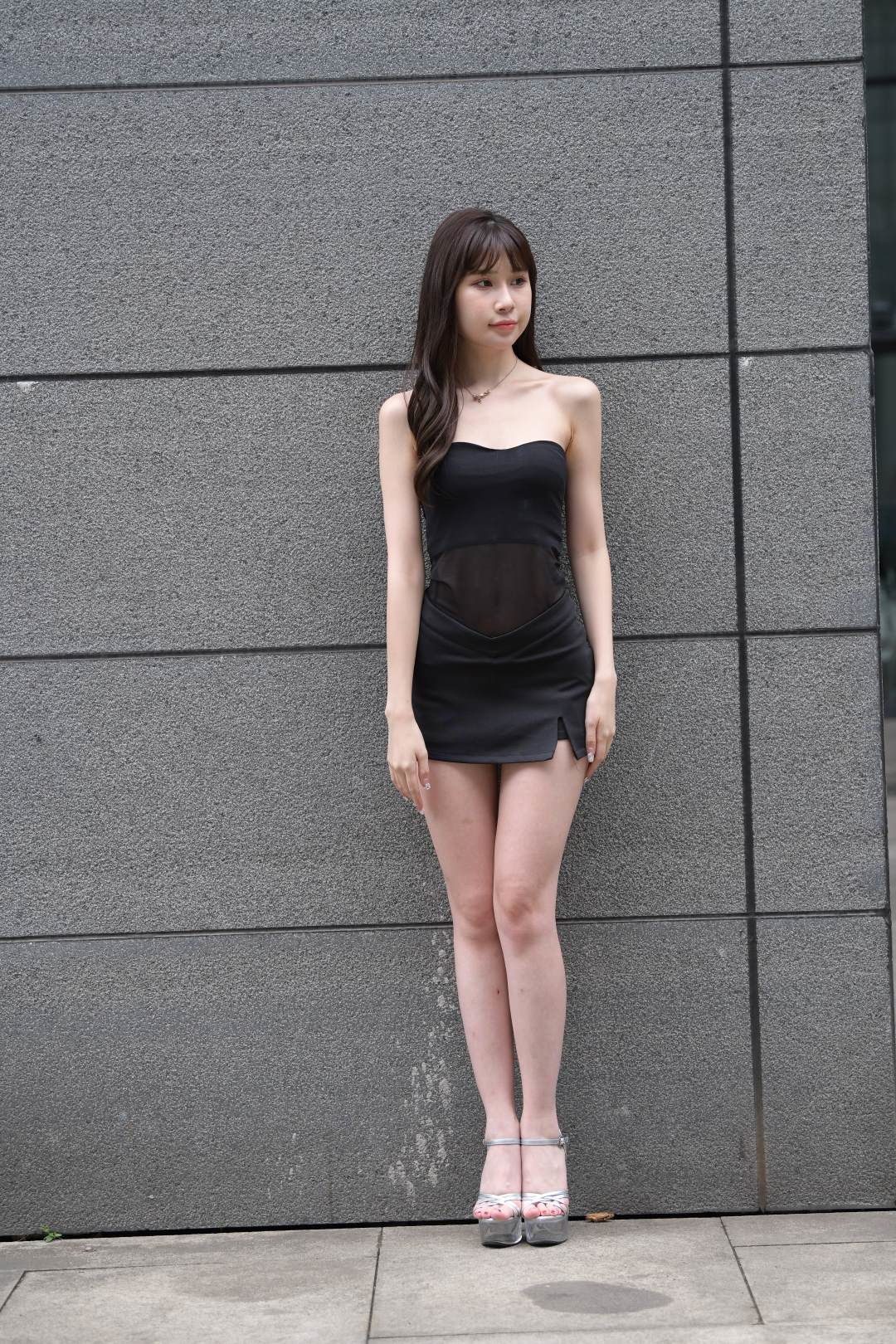 图片[9]-高挑大长腿黑色短裙清纯妹妹-图满多