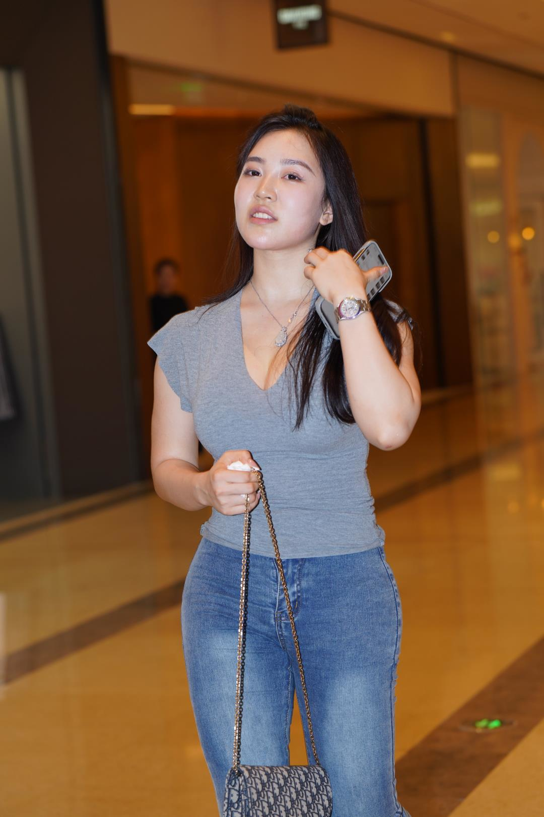 图片[8]-气质漂亮 超有料V领牛仔裤-图满多