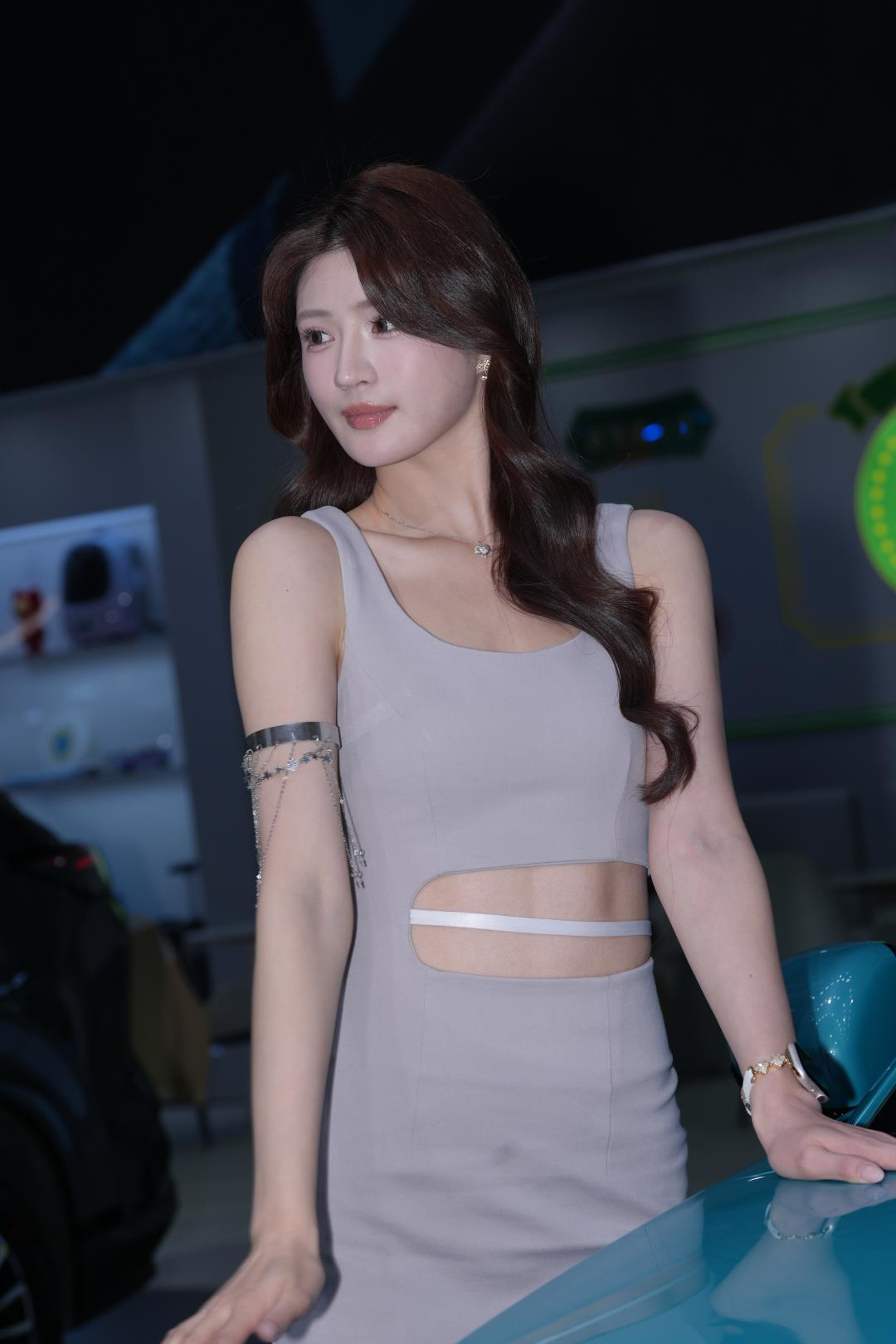 图片[2]-展会模特 甜美套装裙夏虫虫-图满多