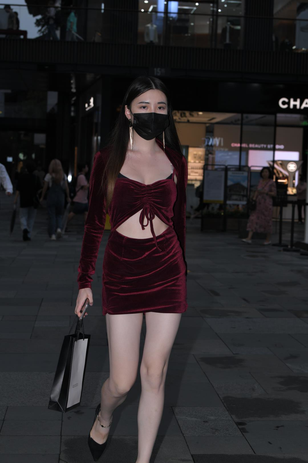 图片[8]-气质漂亮 红裙美女-图满多