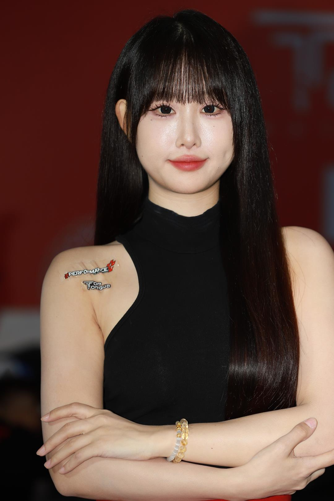 图片[3]-气质漂亮 棕红色包臀裙橙子奶油酱-图满多