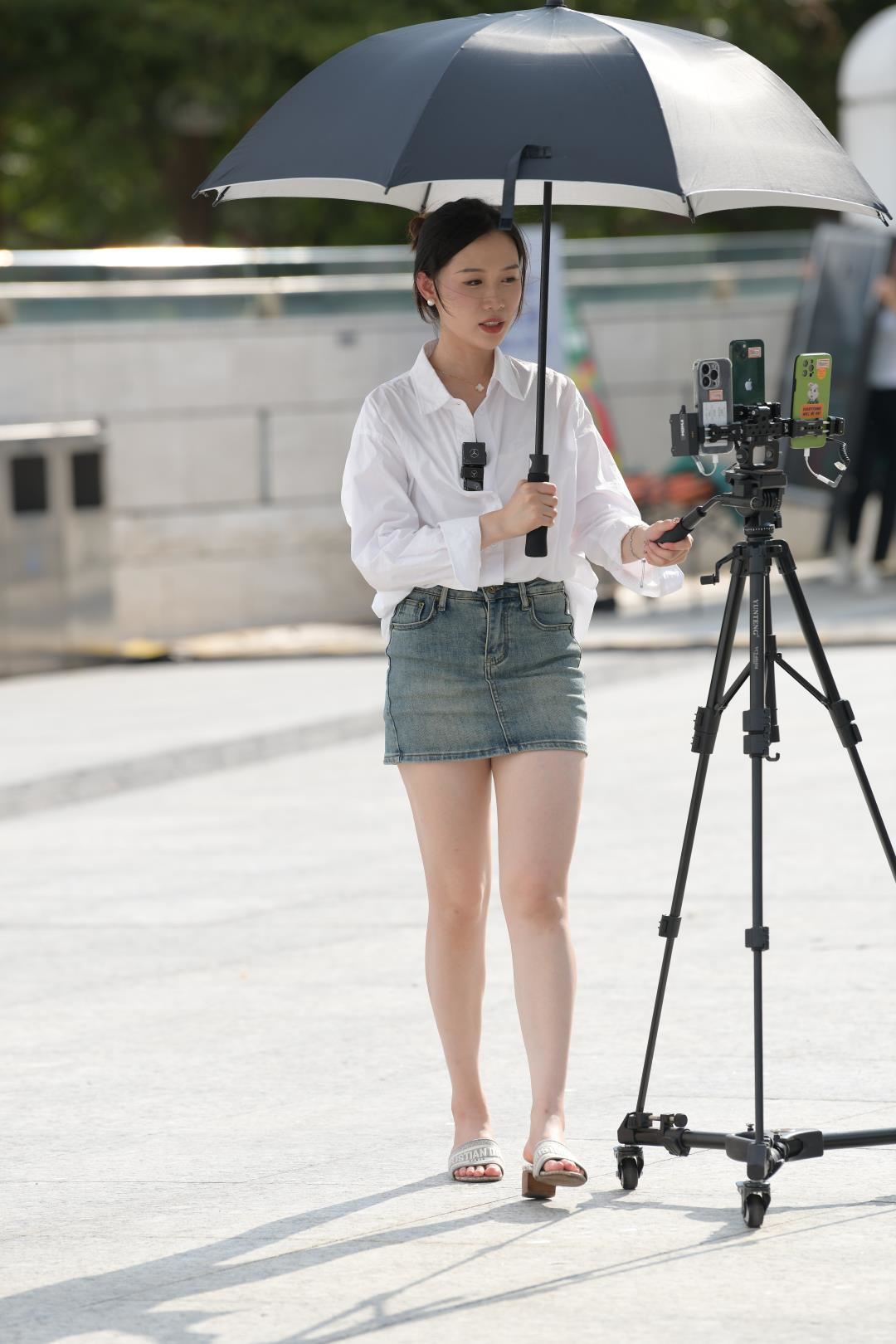 图片[5]-衬衫牛仔裙 白皙如玉-图满多